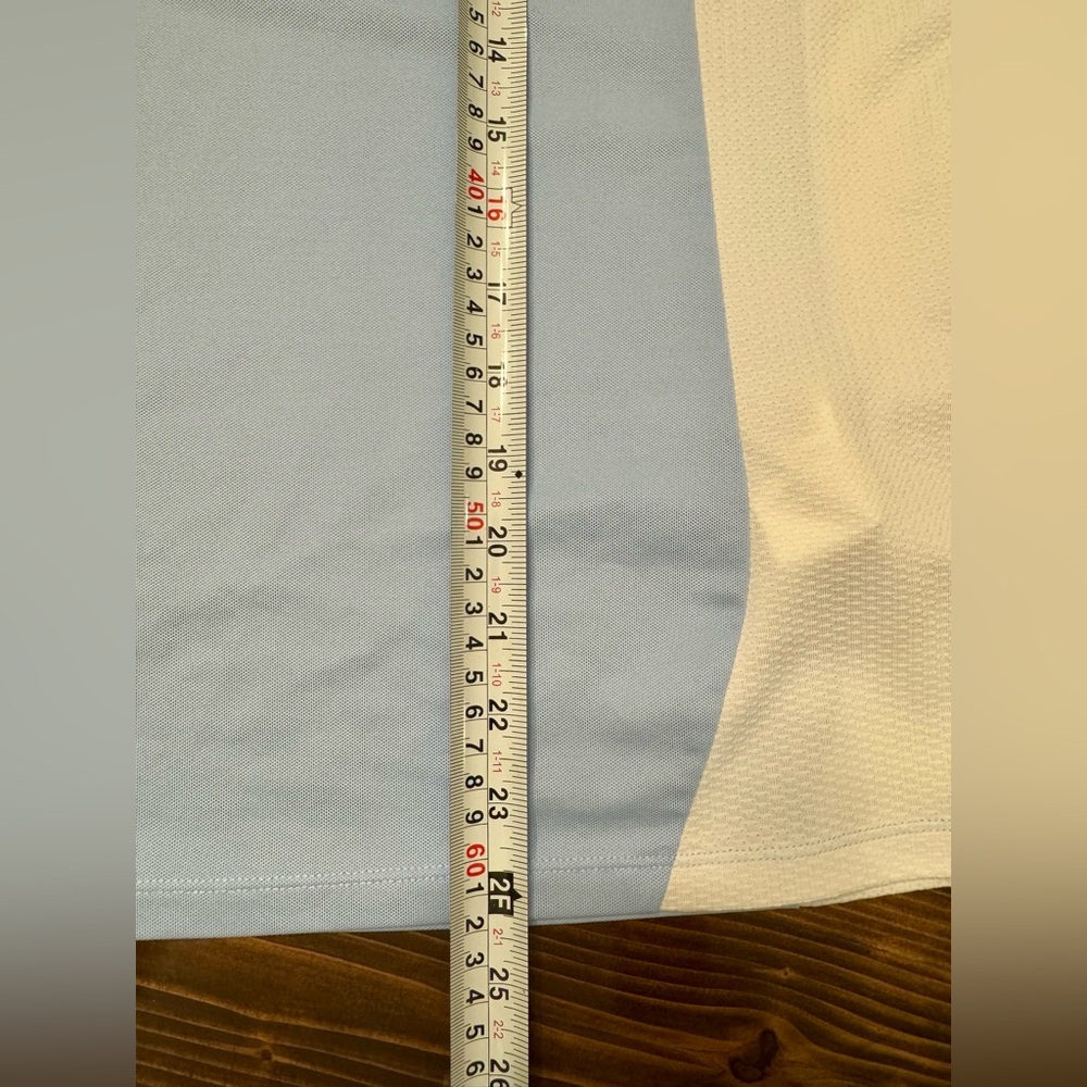 RLX Ralph Lauren Sky Blue & White Sleeveless Golf‎ Top Size L EUC - Picture 9 of 9